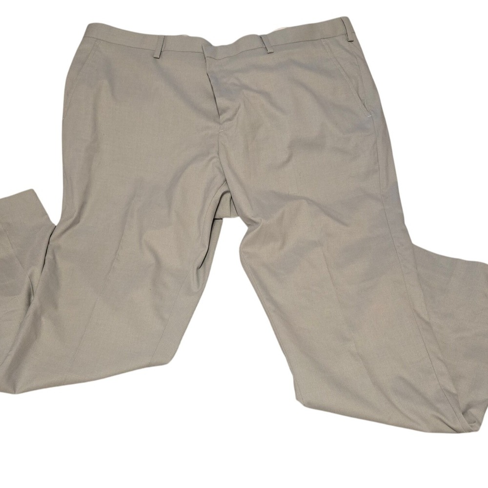 Nordstrom Rack‎ Mens Light Gray Extra Trim Fit Dress Pants